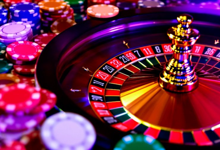 Live Baccarat dealer at jerukbet slot casino table